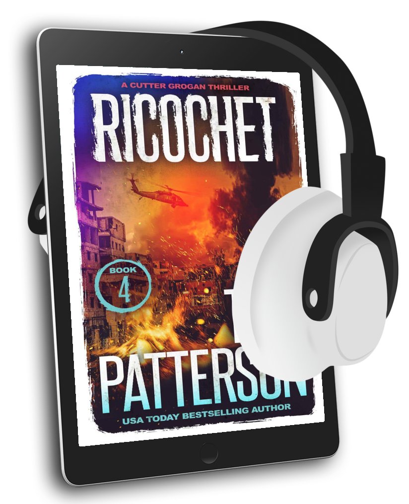 Ricochet Audiobook #4 in the Cutter Grogan Thrillers. AI narrated