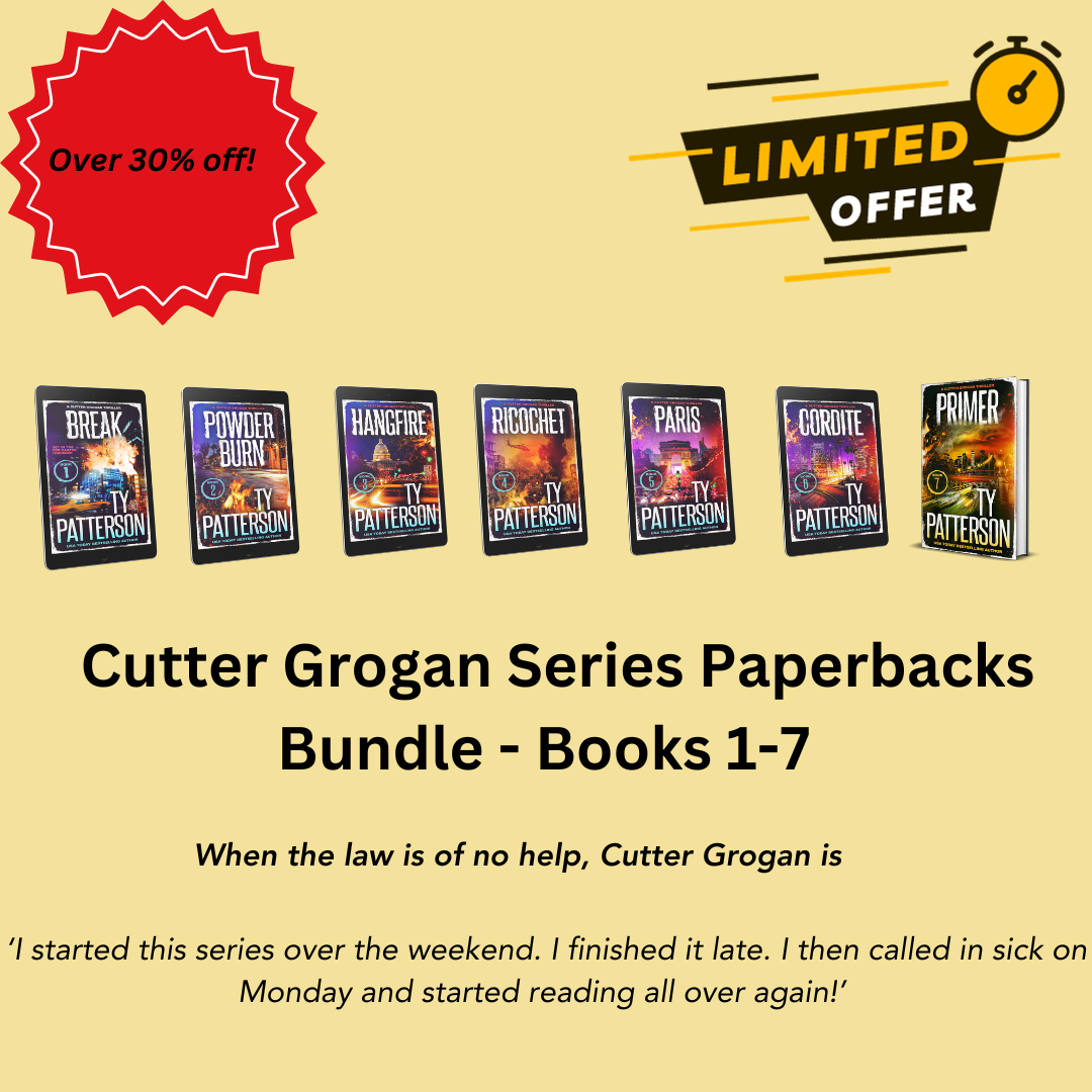 CUTTER GROGAN PAPERBACK BUNDLE BOOKS 1-7
