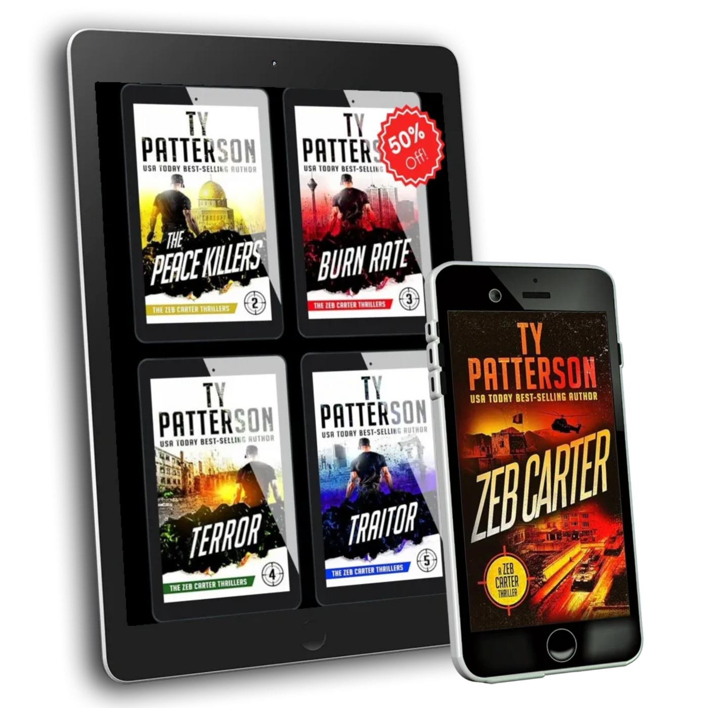Zeb Carter Starter Series Paperbacks