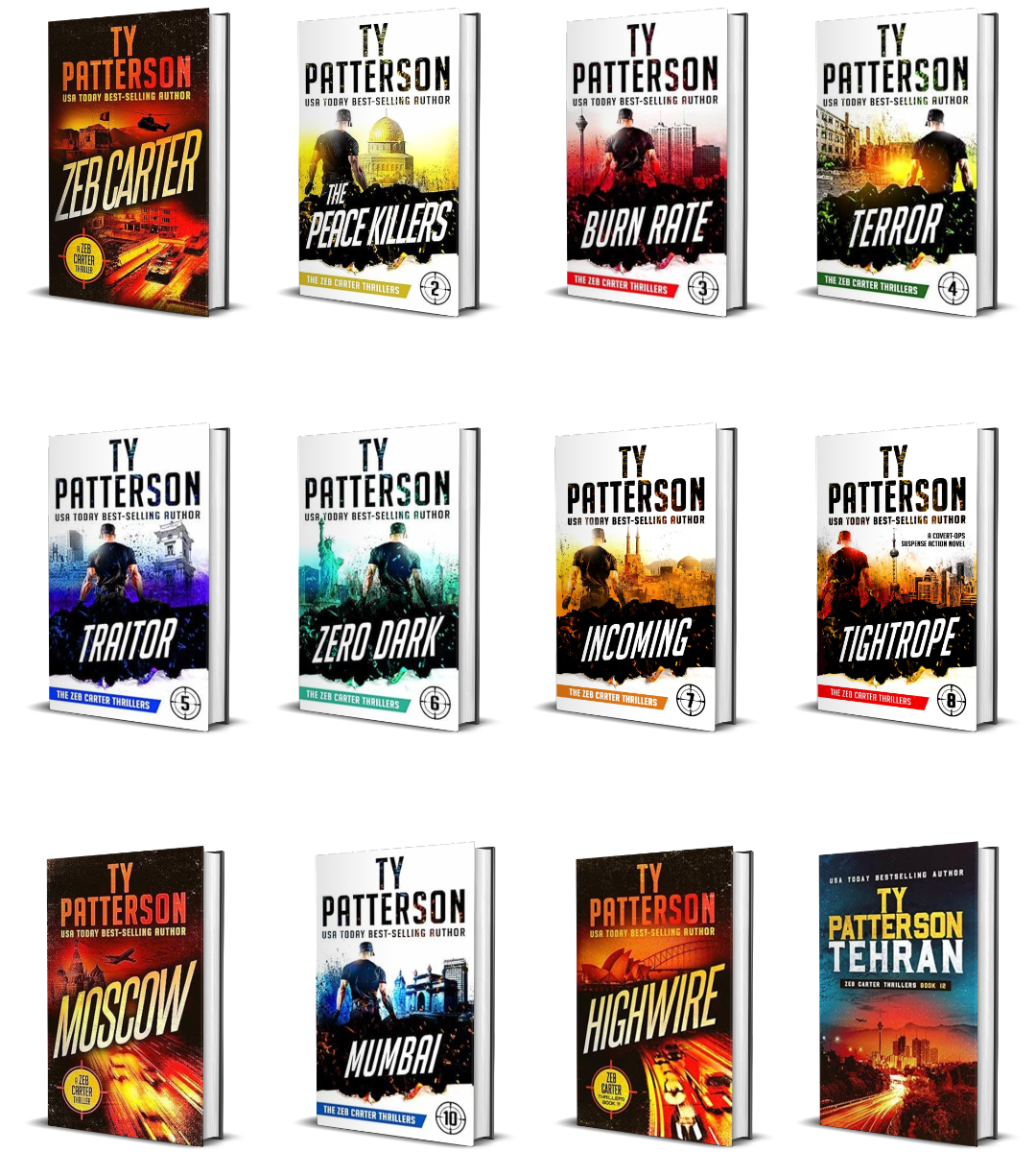Zeb Carter Series Paperback Bundle Books 1-12
